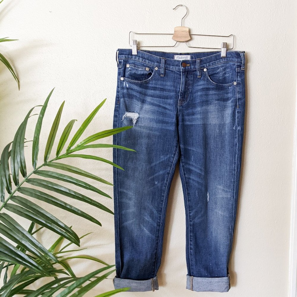 Madewell Slim Boyjean in Hatfield Wash Size 30